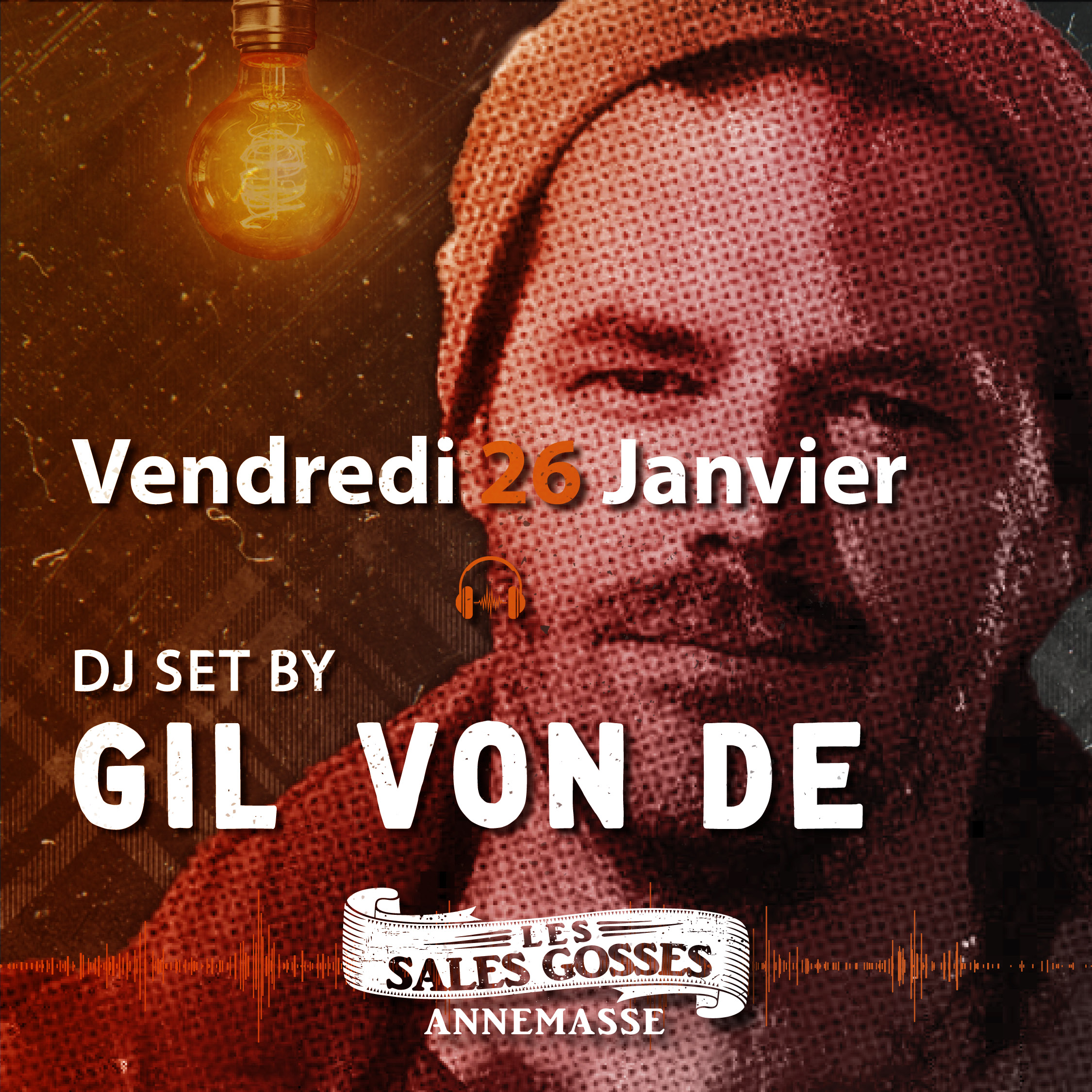 DJ Gil Von De 26 janvier 2024 - Resto festif