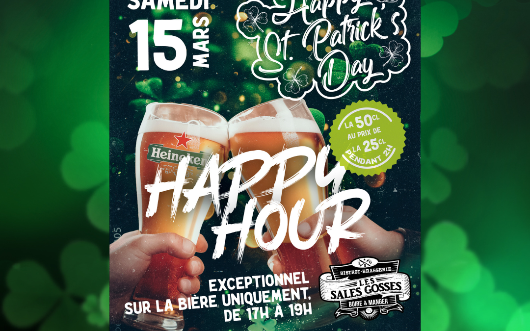Fêtez la St-Patrick à Annemasse chez Les Sales Gosses !
