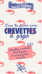 Crevettes Annemasse Les Sales Gosses à volonté le jeudi